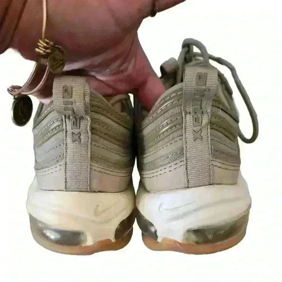 Nike Womens W Air Max 97 UT Khaki/Light Bone Sneaker 7.5 - Picture 5 of 16